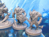 
              5pc Sea Devil War Tribe Party Mini Miniature Figure 3D Printed Model 28/32mm
            