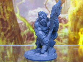 Orc Fighter Warrior Soldier w/ Battle Axe Mini Miniature Figure 3D Printed Model