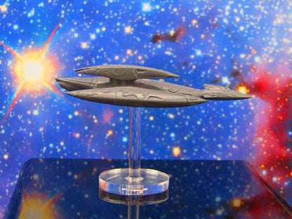 Kshellik Corvette Frigate Mass 2 W/ Flight Stand & Rod Astra Nebula Billion Suns
