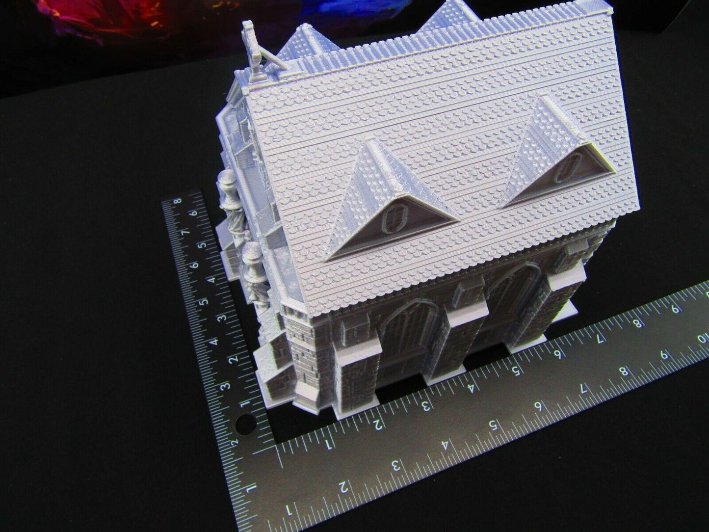 Creepy Gothic Church for Graveyard / Cemetary Scatter Terrain Scenery 3D Print