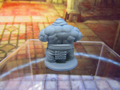 Dwarven Bar Room Brawler Boxer Fighter Mini Miniature Dwarf 3D Printed Model
