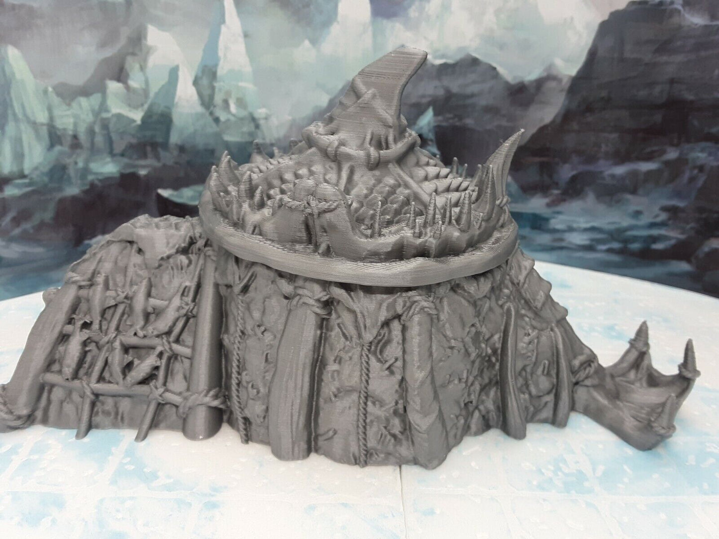 Fisherman's Tribal Hut Scenery Terrain Miniature Model Dungeons & Dragons D&D