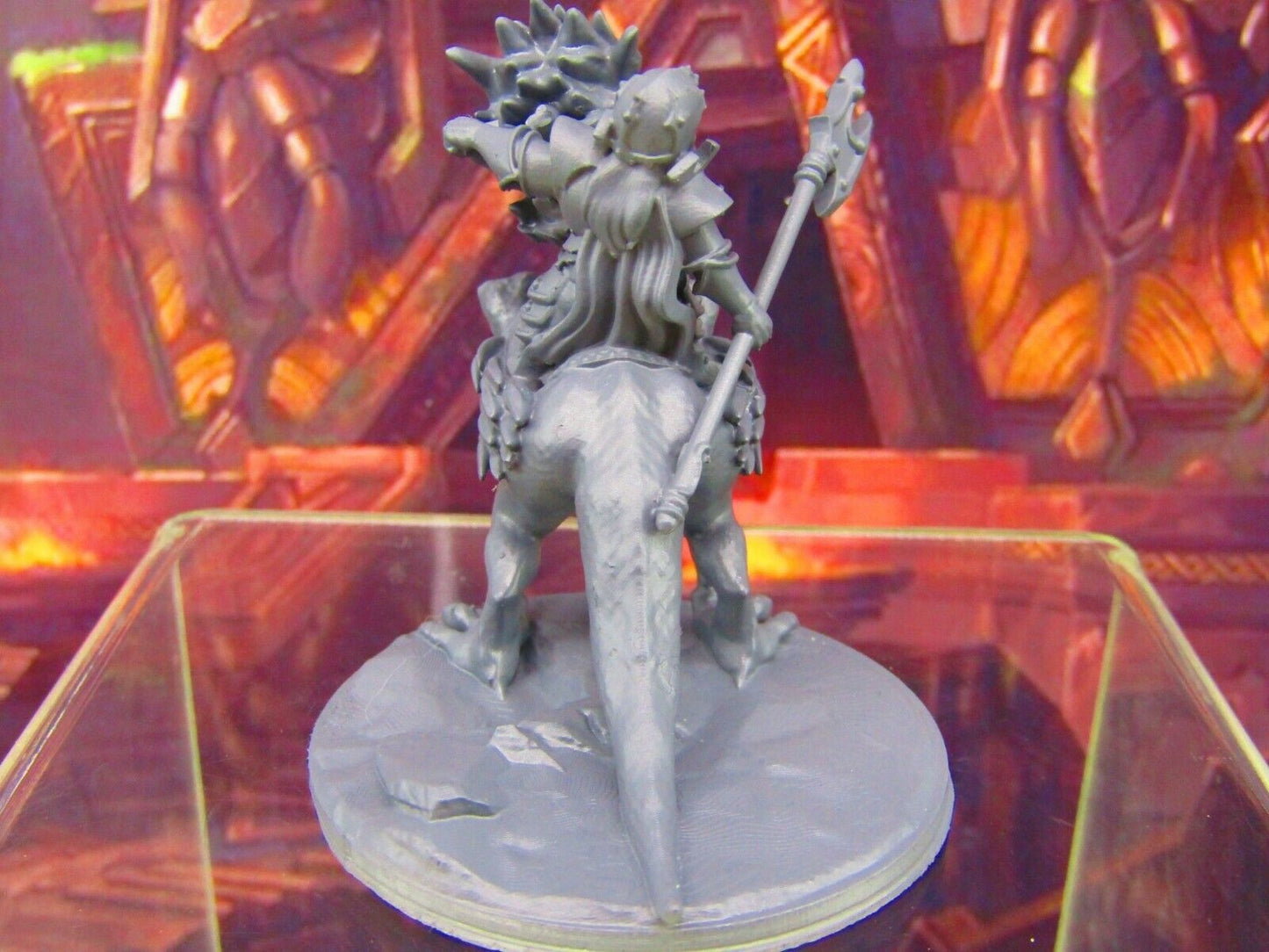 Axe Beak Mounted Warrior Cavalry Mini Miniature Figure 3D Printed Model 28/32mm