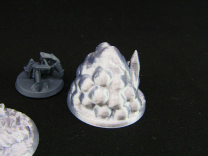 Spiders & Eggs / Wrapped Bodies Scatter Terrain Scenery 3D Printed Mini