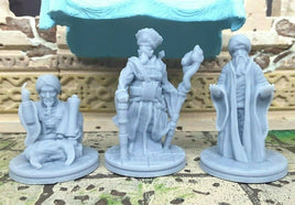 3 Wise Old Men Desert Themed Mini Miniature Figure 28-32MM Resin 3D Printed