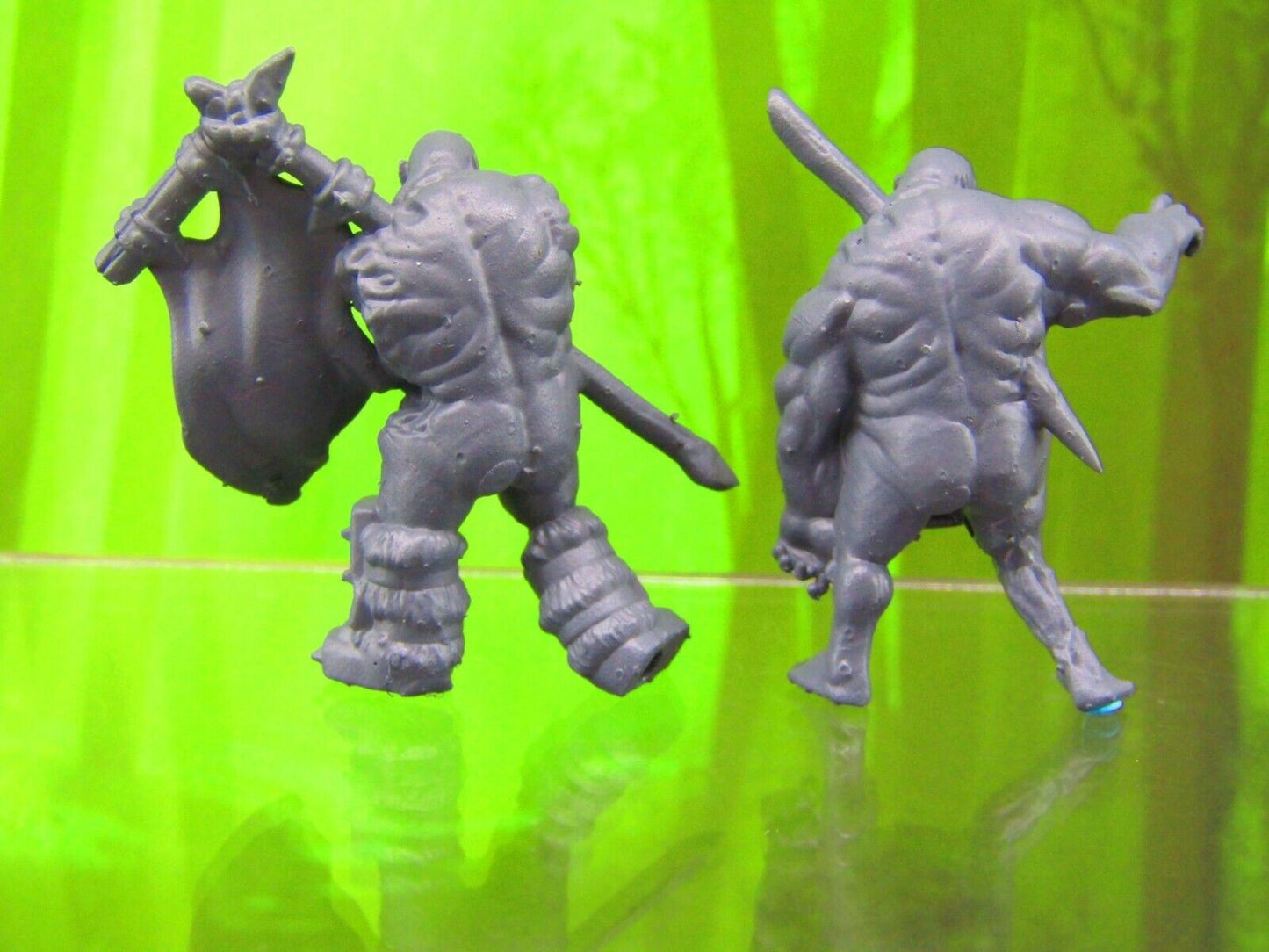 Undead Zombie Orc Pair Mini Miniatures 3D Printed Model 28/32mm Scale RPG