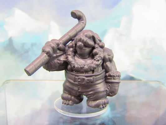 Holly Jolly Christmas Holiday Tortle Mini Miniature Figure 3D Printed Model