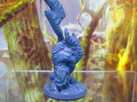 
              Goatman Fighter Warrior Soldier w/ Battleaxer Miniature Figure 3D Printed Model
            