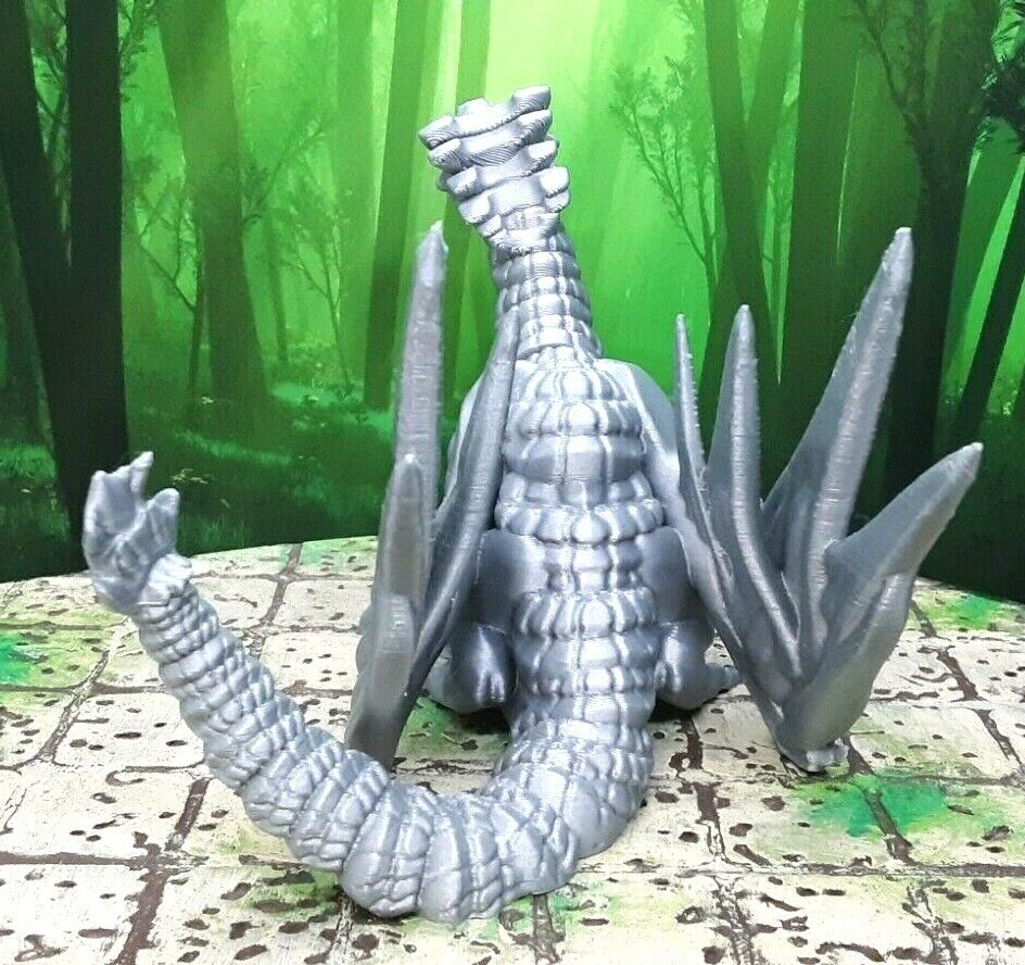 Forest Dragon Figure Miniature Model Mini Dungeons & Dragons 28mm 3D Printed