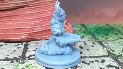 Catfolk Seer Mini 28mm Miniatures Figure Tabletop Gaming D&D 3D Printed Resin