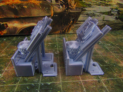 2pc Junk Wall Settlement Barricade F Scatter Terrain Scenery Wasteland