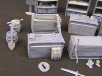 
              Merchant Weapon Trader Equipment Shop Items Scatter Terrain Props Scenery 3D
            