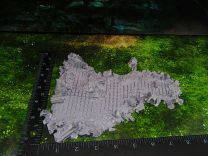 Ancient Building Ruins Foundation 1 Scatter Terrain Scenery Mini Miniature Model