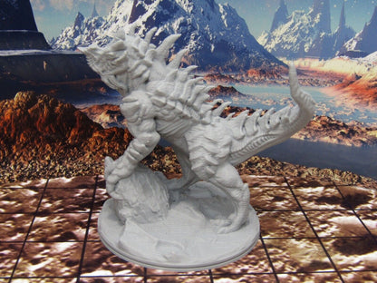 Apex Predator Reptilian Beast Monster Encounter Mini Miniature Figure 3D Printed