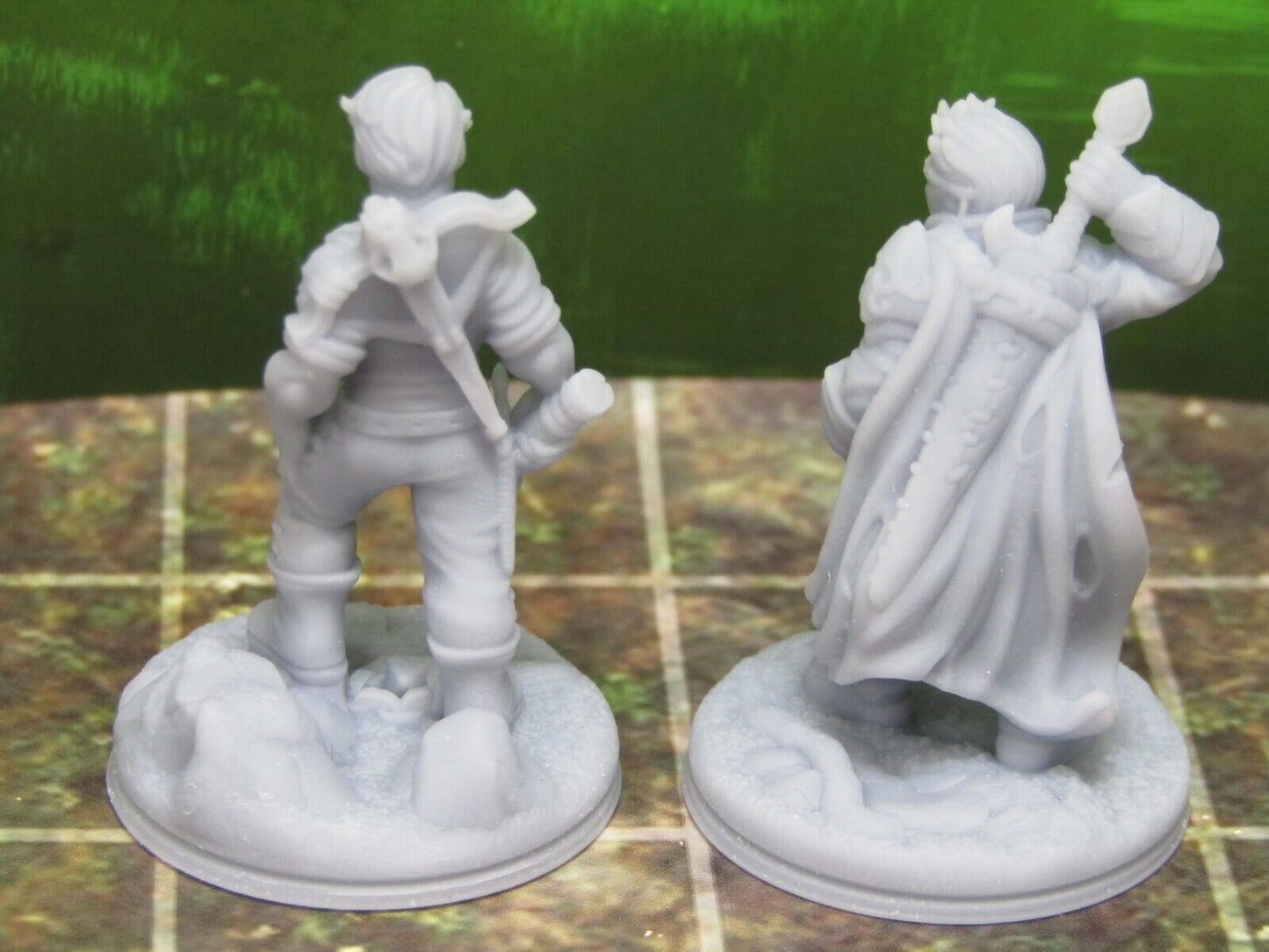 Mercenary Werewolf / Vampire Hunters Miniature Mini 3D Printed Resin Model Set