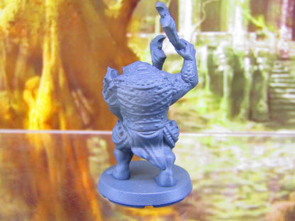 Bullywug Brute Frogman Mini Miniatures 3D Printed Resin Model Figure 28/32mm