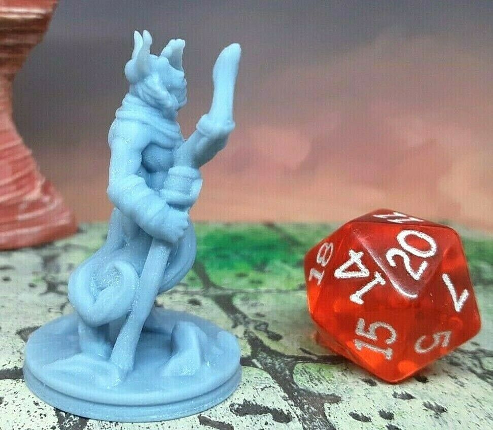 Catfolk Guide Mini 28mm Miniatures Figure Tabletop Gaming D&D 3D Printed Resin