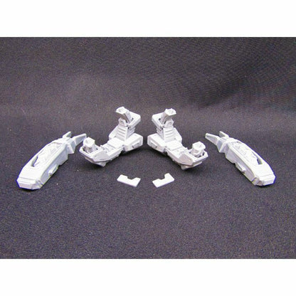 Pair of Single Wheel Bikes ATV Vehicles Terrain Scenery Miniature 3D Printed