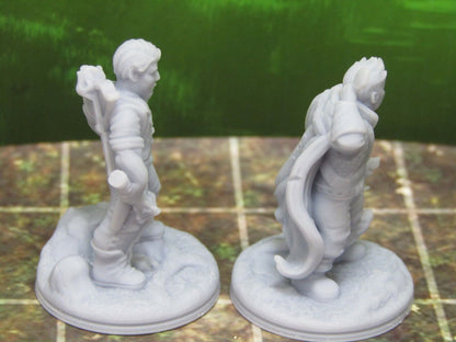 Mercenary Werewolf / Vampire Hunters Miniature Mini 3D Printed Resin Model Set