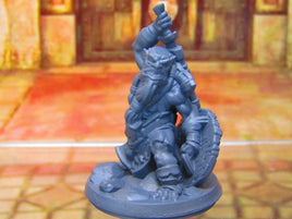 Goblin Fighter Warrior Soldier w/ Sword Mini Miniature Figure 3D Printed Model