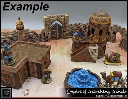 Sword Marauder Desert Thief Mini Miniatures Figure Tabletop D&D 3D Printed Resin
