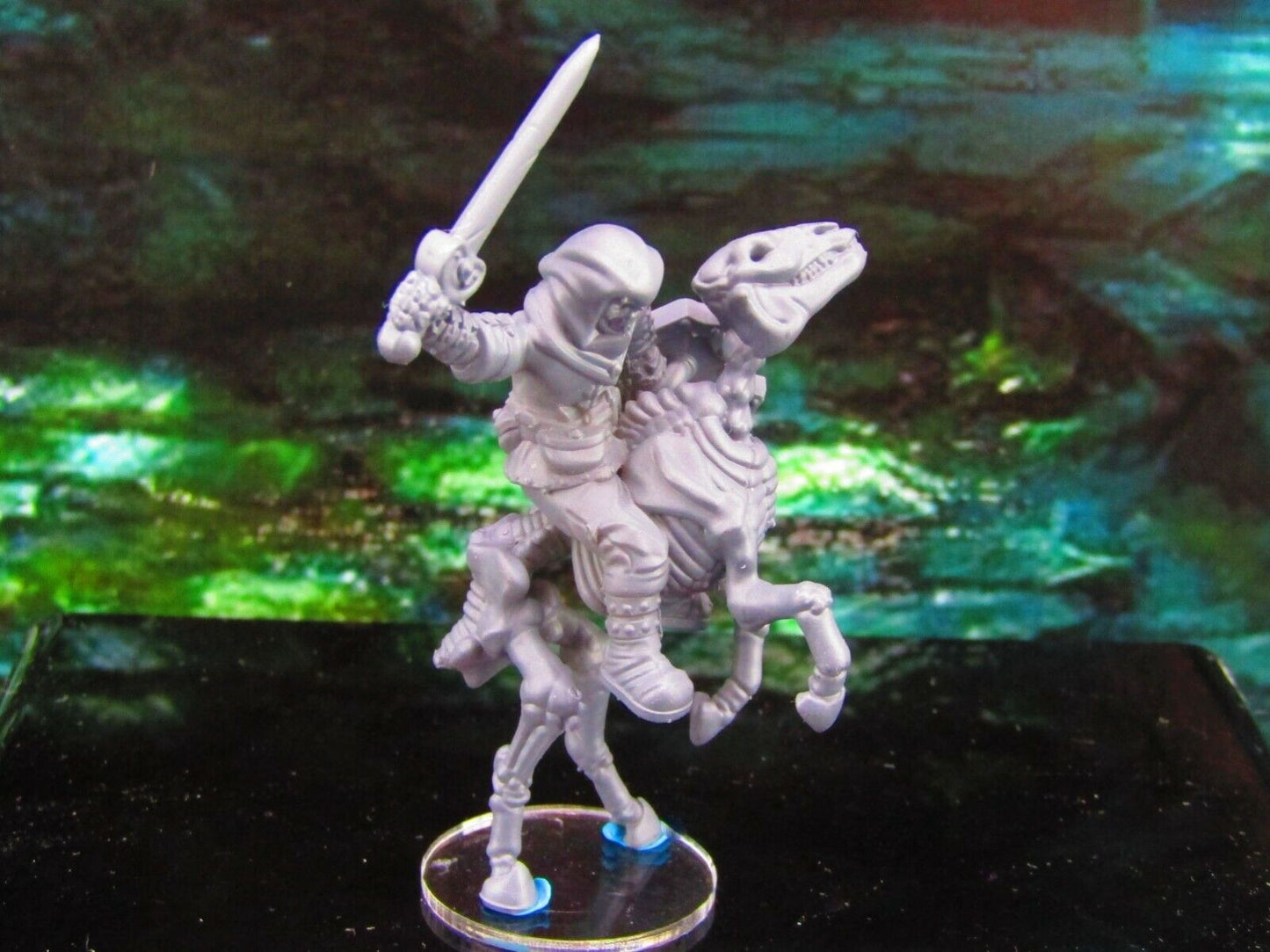 Mounted Skeleton Horse Rider Cavalry C Mini Miniature Model Character Figure
