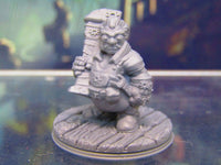 
              Gnome Engineer Mini Miniature Figure 3D Printed Model 28/32mm Scale Fantasy RPG
            