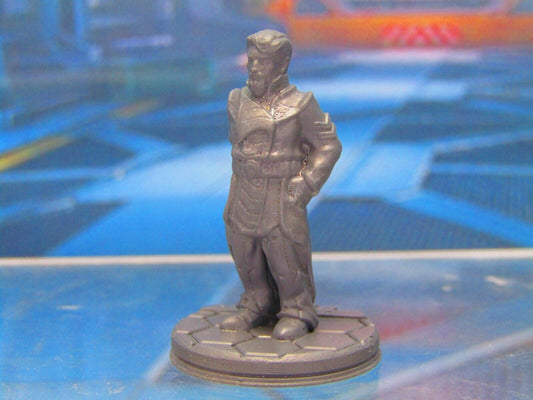 Human Space Galactic Council Ambassador Captain Mini Miniature 3D Printed Model