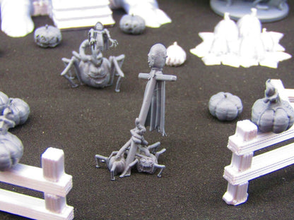 36pc Halloween Pumpkin Blight Farm Encounter Set Scatter Terrain Scenery