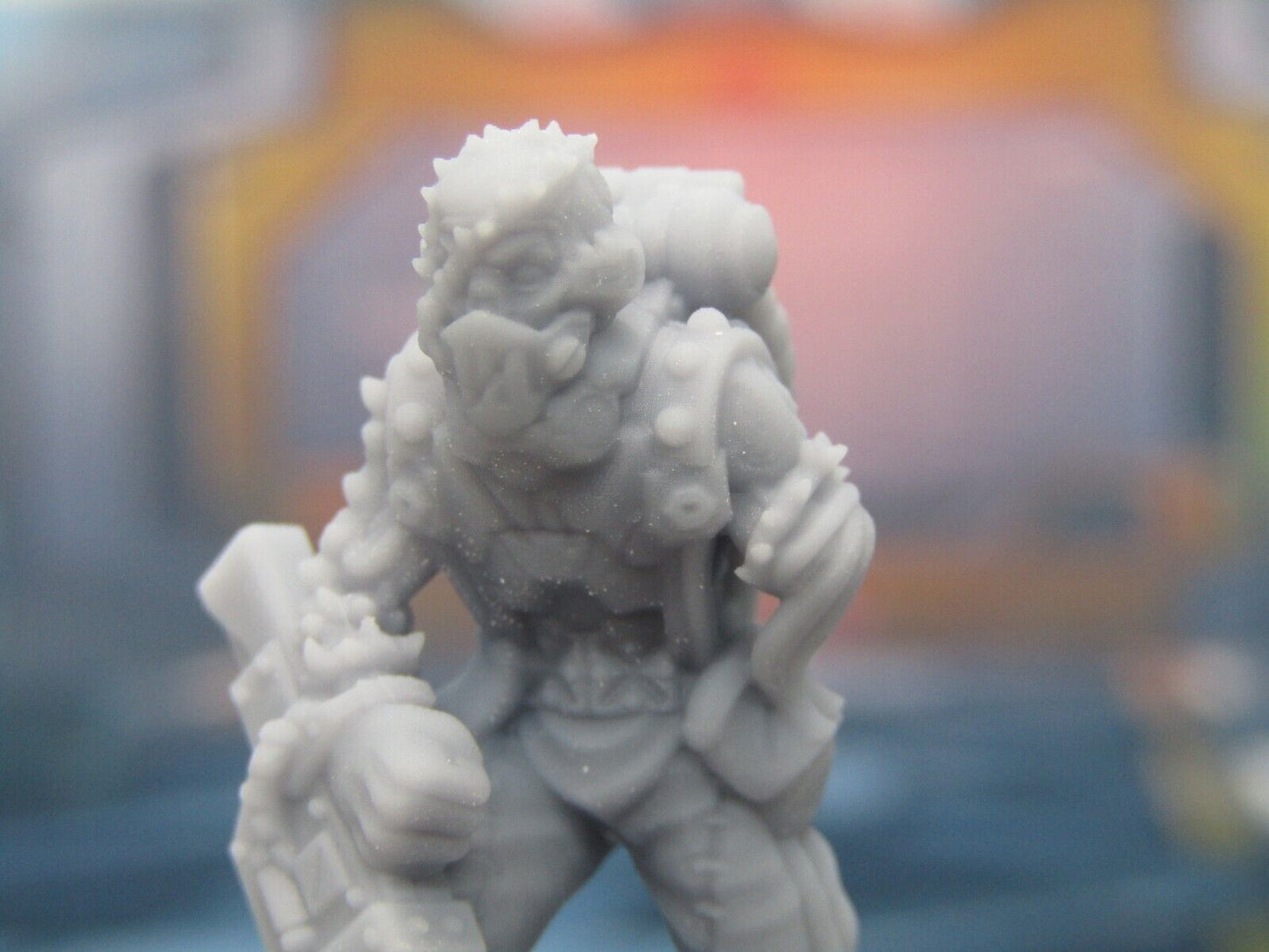 Alien Zombie Mutant w/ One Arm and Mask Mini Miniature Figure 3D Printed Model