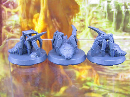 3pc Giant Spiders Set Mini Miniatures 3D Printed Resin Model Figure 28/32mm