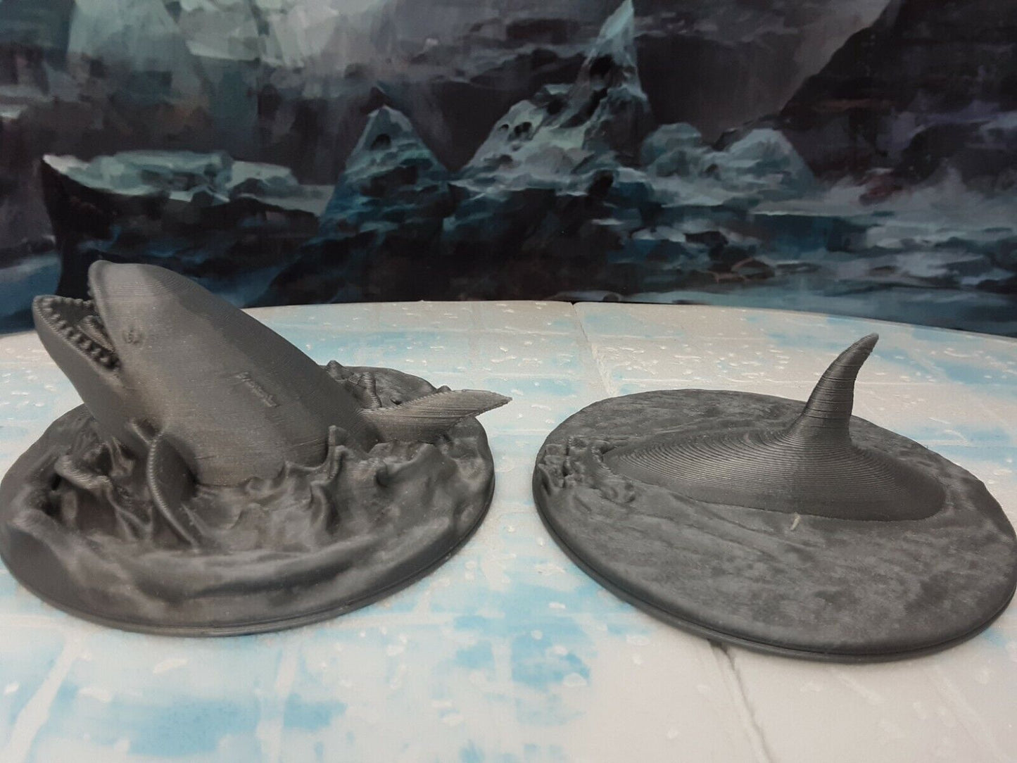 Killer Orca Whales Miniature Mini Figure Tabletop Game Piece Dungeons & Dragons