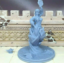 Water Genie Djinn W/ Lamp Mini Miniatures Figure Tabletop Game 3D Printed Resin