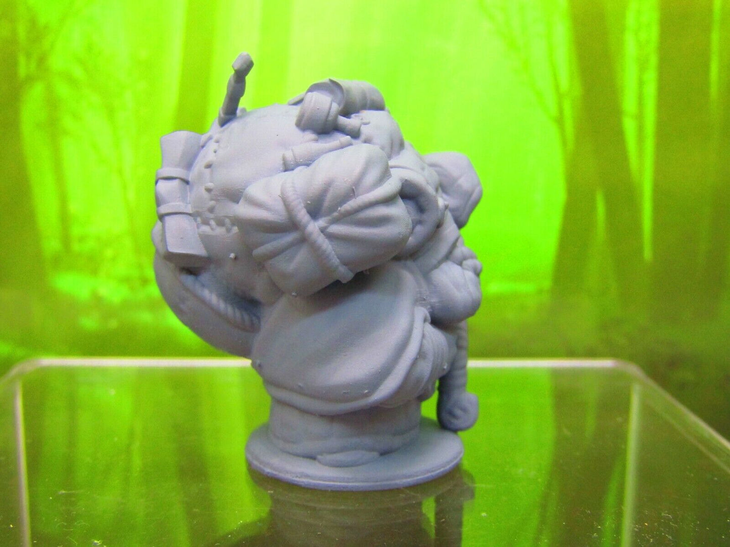 Dwarven Travelling Merchant Trader Mini Miniature Dwarf 3D Printed Model 28/32mm