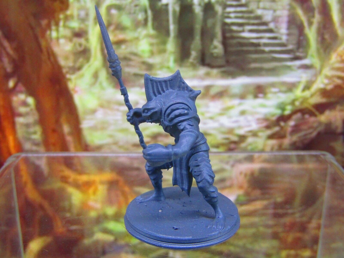 Deepfin Marloch Tribe Warrior w/ Trident Mini Miniature Figure 3D Printed Model