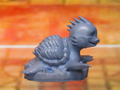 Baby Dragon Turtle Monster Companion Mini Miniatures 3D Printed Model 28/32mm