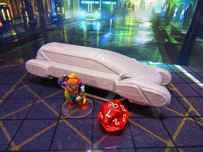 Hover Stretch Limo Car Vehicle Scatter Terrain Scenery Miniature