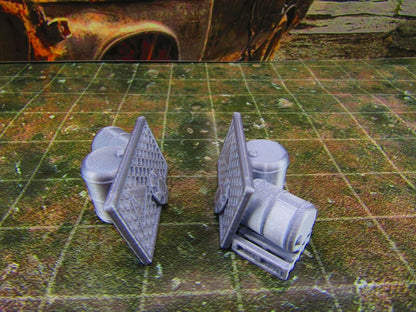 2pc Junk Street Rubble F Scatter Terrain Scenery Wasteland Apocalypse Dystopian