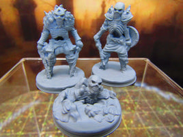 Trio of Undead Skeleton Warriors Encounter Mini Miniature