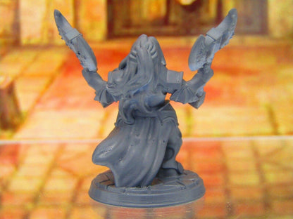 Ignes the Assaulter Female Warrior Soldier Knight Dwarf Mini Miniature 3D Print