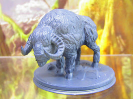 Buffalo Bison Animal Mini Miniature Figure 3D Printed Model 28/32mm Scale RPG