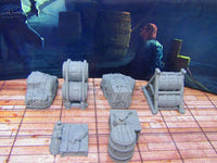 
              6p Ship Boat Shipping Cargo Stock Goods Pirate Loot Scenery Scatter Terrain Prop
            