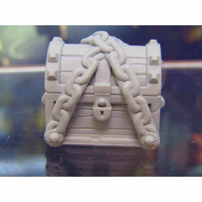 3pc Pirate Sailor Themed Treasure Chests Loot Scenery Scatter Terrain Props