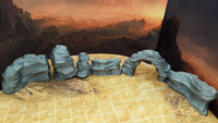 
              6 Piece Canyon Rock Formations Scatter Terrain Tabletop Scenery Gaming Mini
            