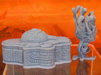 
              Eye Beast Beholder Mummy with Sarcophagus Coffin Monster Encounter Tabletop
            