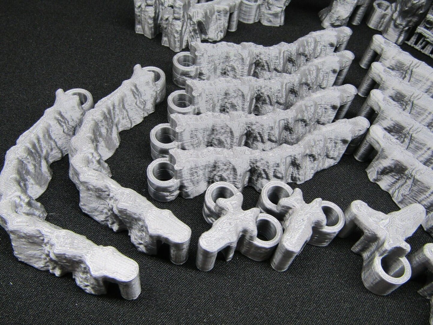 24pc DungeonSticks Dry Caverns Map Building Wall Tile Set Scenery Terrain