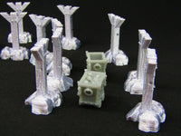 
              18pc Mine Supports and Carts Set Scatter Terrain Scenery 3D Printed Mini
            