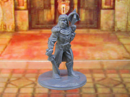 Dark Elf Scout Rogue Thief w/ Crossbow and Shortsword Mini Miniature Figure 3D