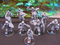 
              9pc Undead Skeleton Soldier & Calvary Set Mini Miniature Model Character Figure
            