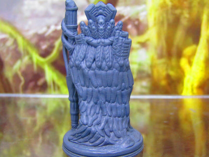 Masked Tribal Jungle Warrior Eagle Hero Mini Miniature Figure 3D Printed Model